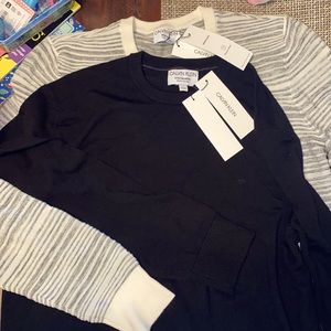 2 NWT men’s CK Merino blend Sweaters